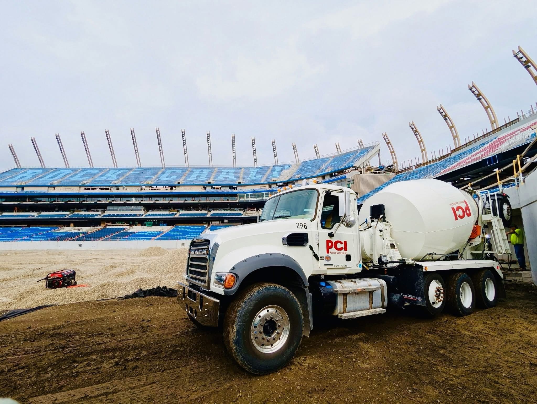 Ready Mix Concrete Truck Delivery - Penny's Concrete Kansas City