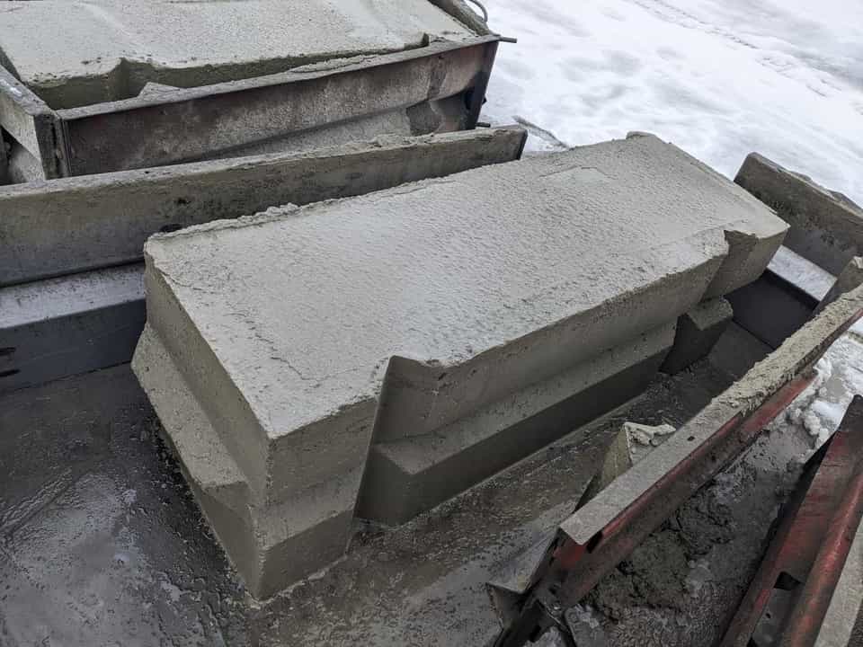 Large concrete blocks