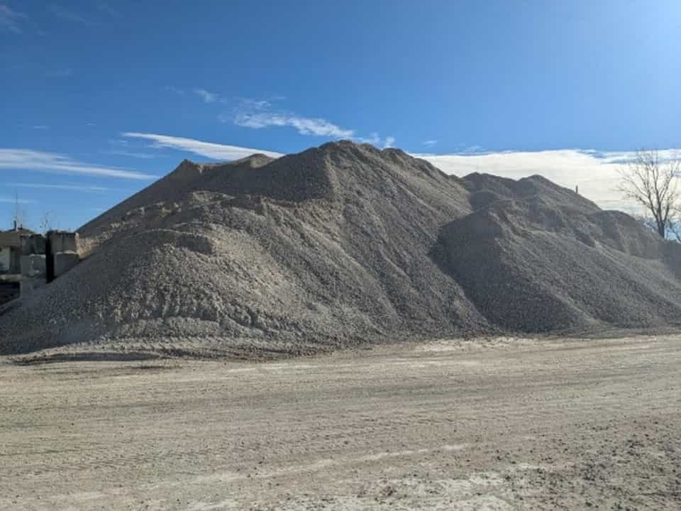 Crushed concrete aggregate